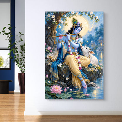 Radha Krishna Premium Canvas Painting