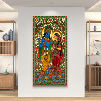 Radha Krishna Premium Canvas Painting