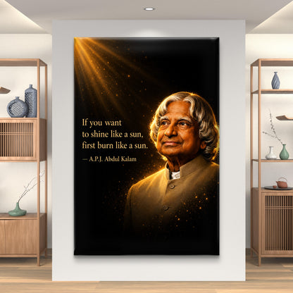 APJ Abdul Kalam Premium Canvas Painting