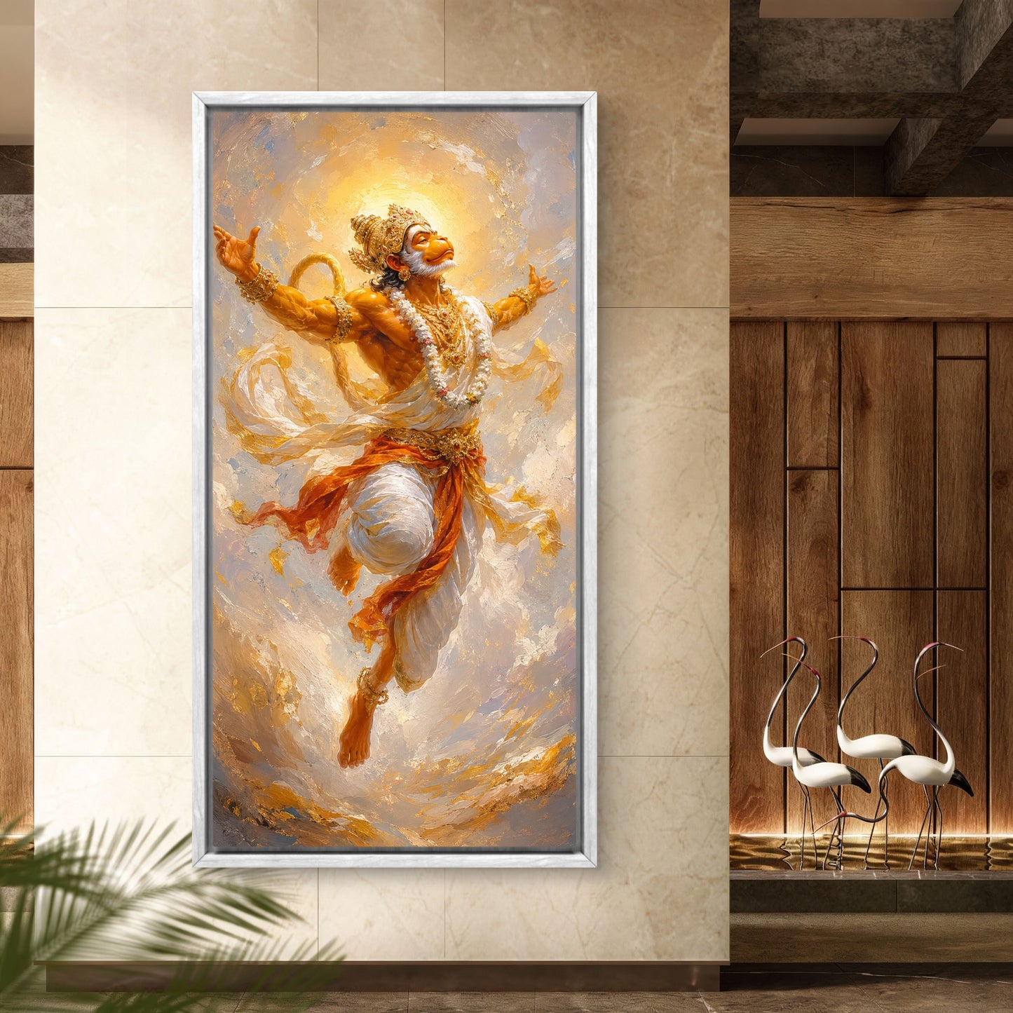 Lord Hanuman Premium Canvas Painting - Buy Online | Decor By Neon