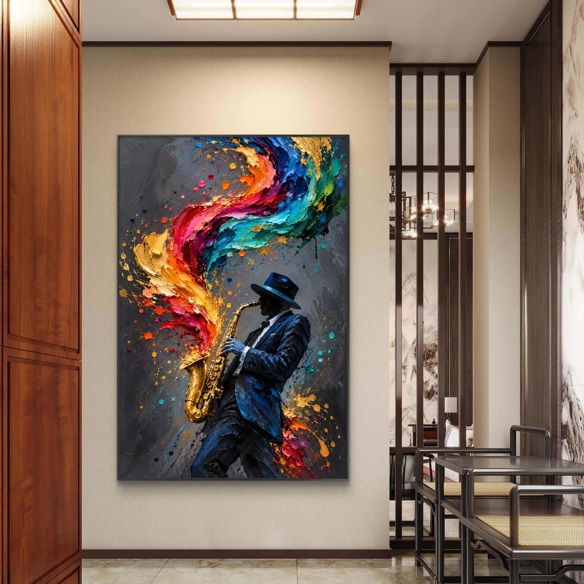 Abstract Art Premium Canvas Painting - Buy Online | Decor By Neon
