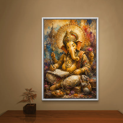 Lord Ganesha Premium Canvas Painting