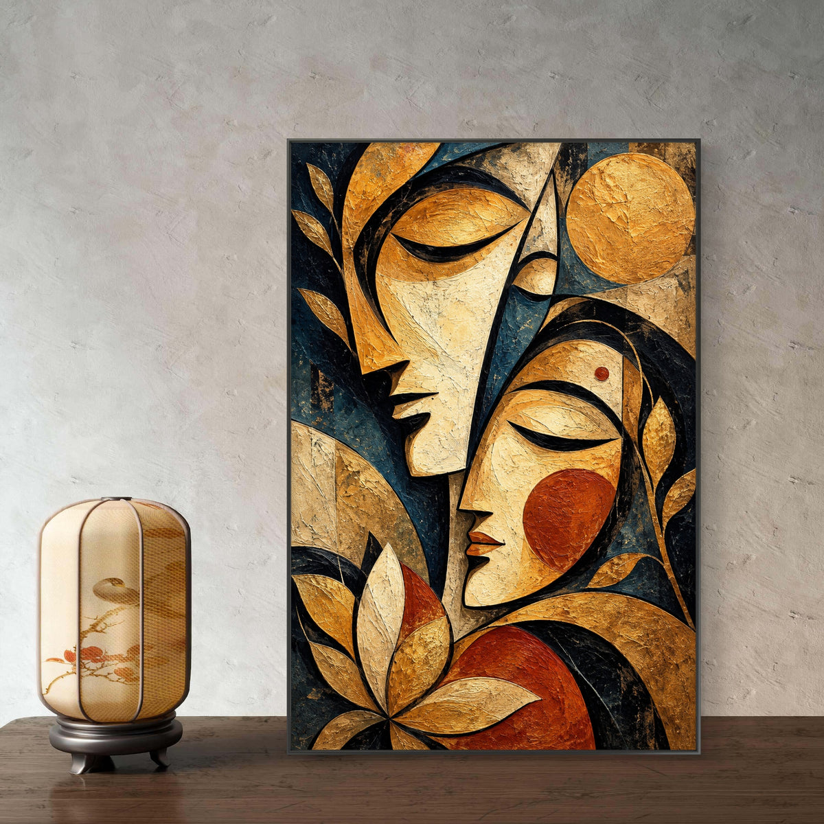 Modern Interiors Portrait Premium Canvas Painting - Buy Online | Decor By Neon