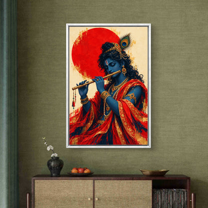 Lord Krishna Premium Canvas Painting