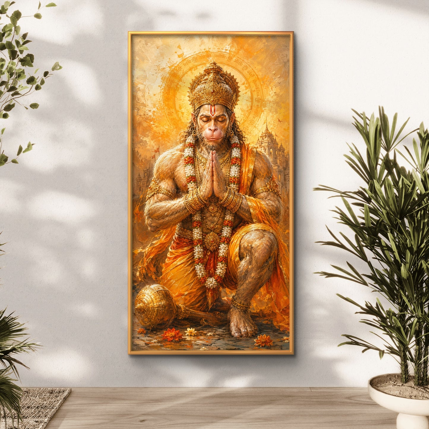 Lord Hanuman Premium Canvas Painting - Buy Online | Decor By Neon