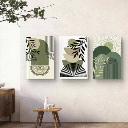 Set of 3 Abstract Art Premium Canvas Painting