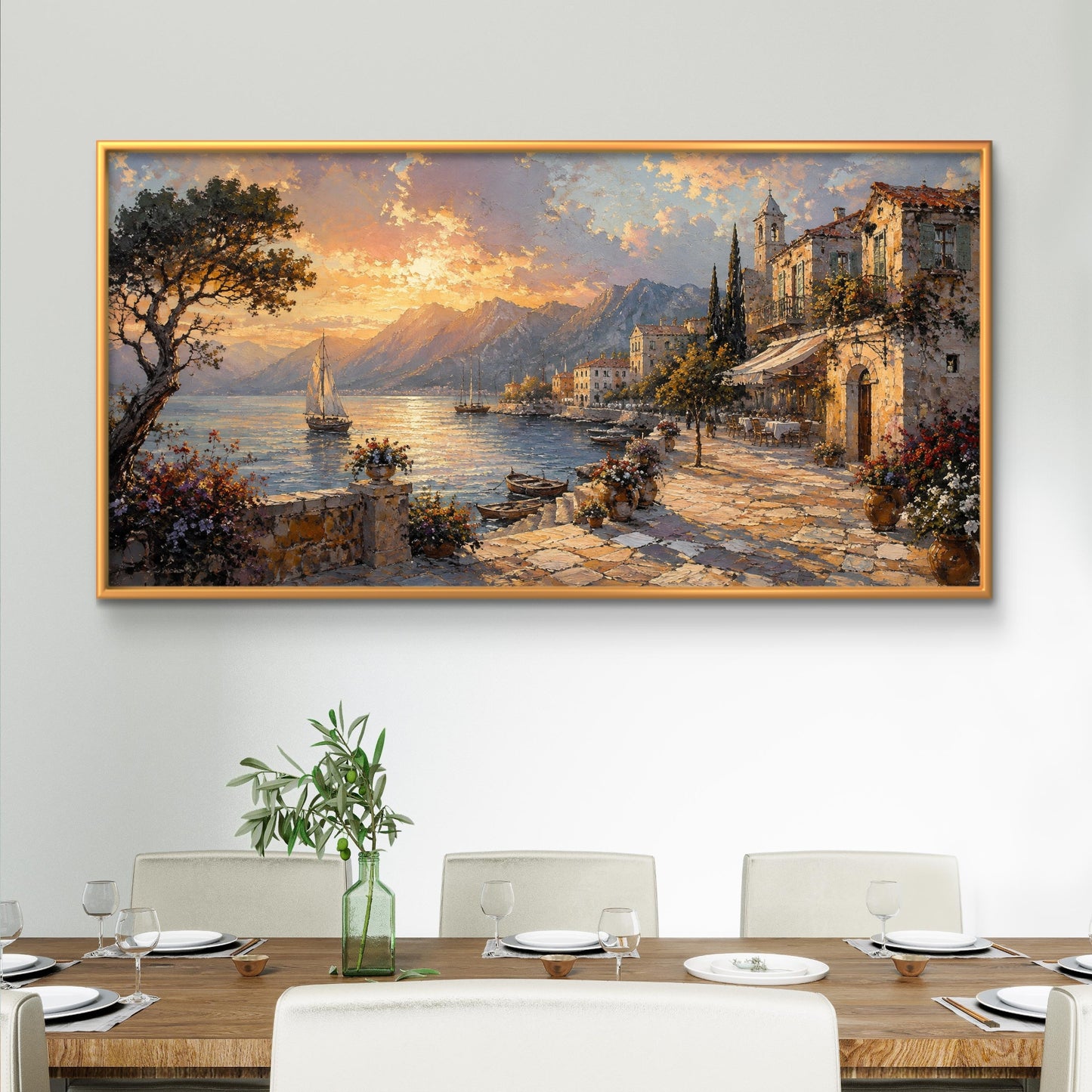 European Landscape Premium Canvas Painting - Buy Online | Decor By Neon