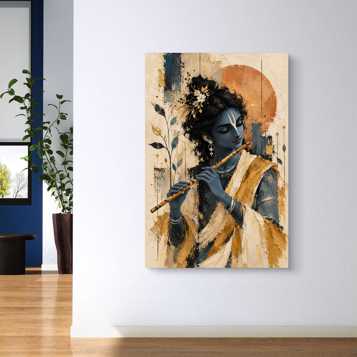 Lord Krishna Premium Canvas Painting - Buy Online | Decor By Neon