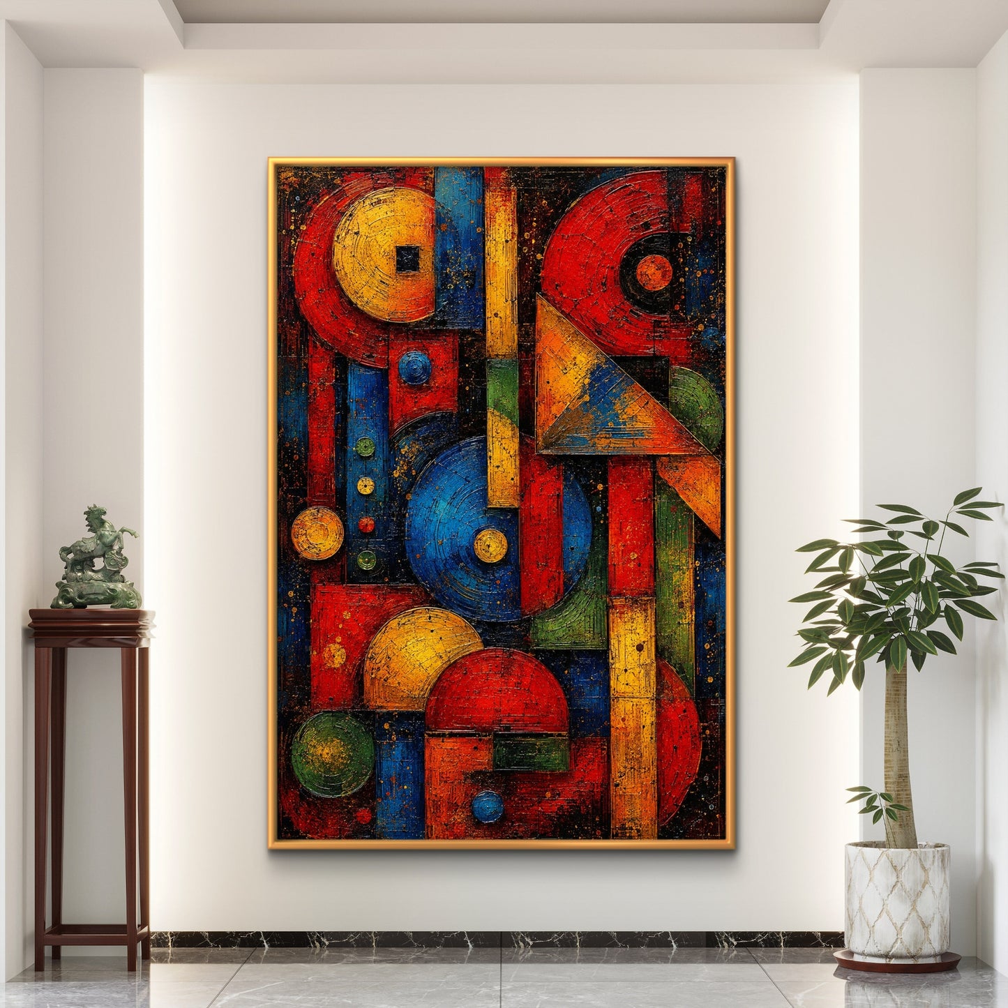 Abstract Art Premium Canvas Painting - Buy Online | Decor By Neon