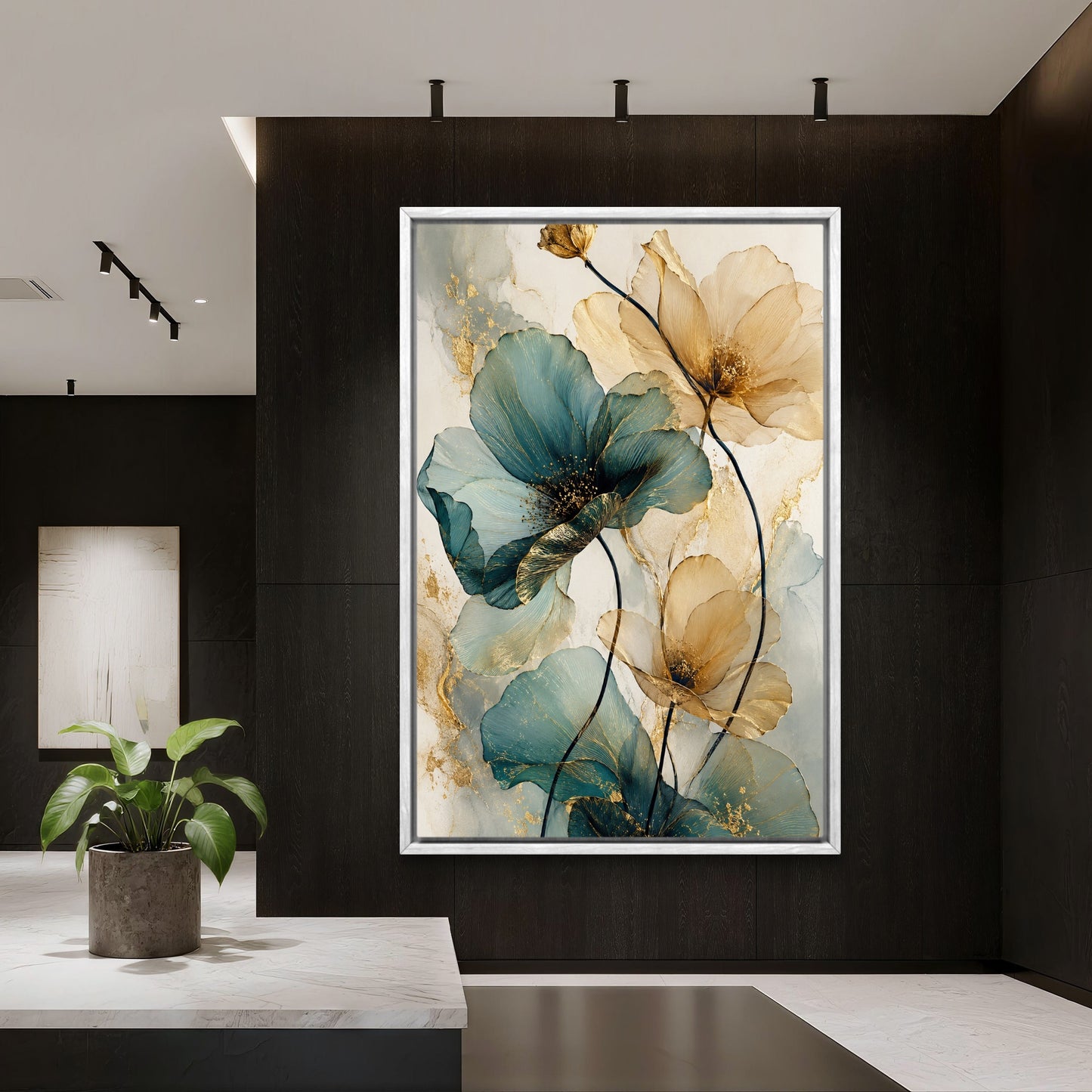 Botanical Luxury Premium Canvas Painting - Buy Online | Decor By Neon