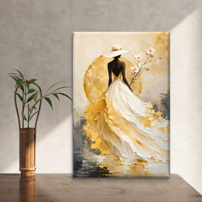 Modern Interiors Portrait Premium Canvas Painting