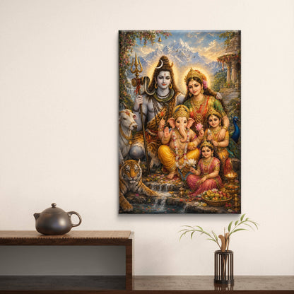 Lord Shiva Premium Canvas Painting
