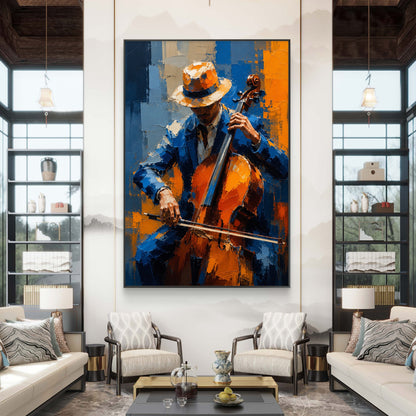 Modern Interiors Portrait Premium Canvas Painting