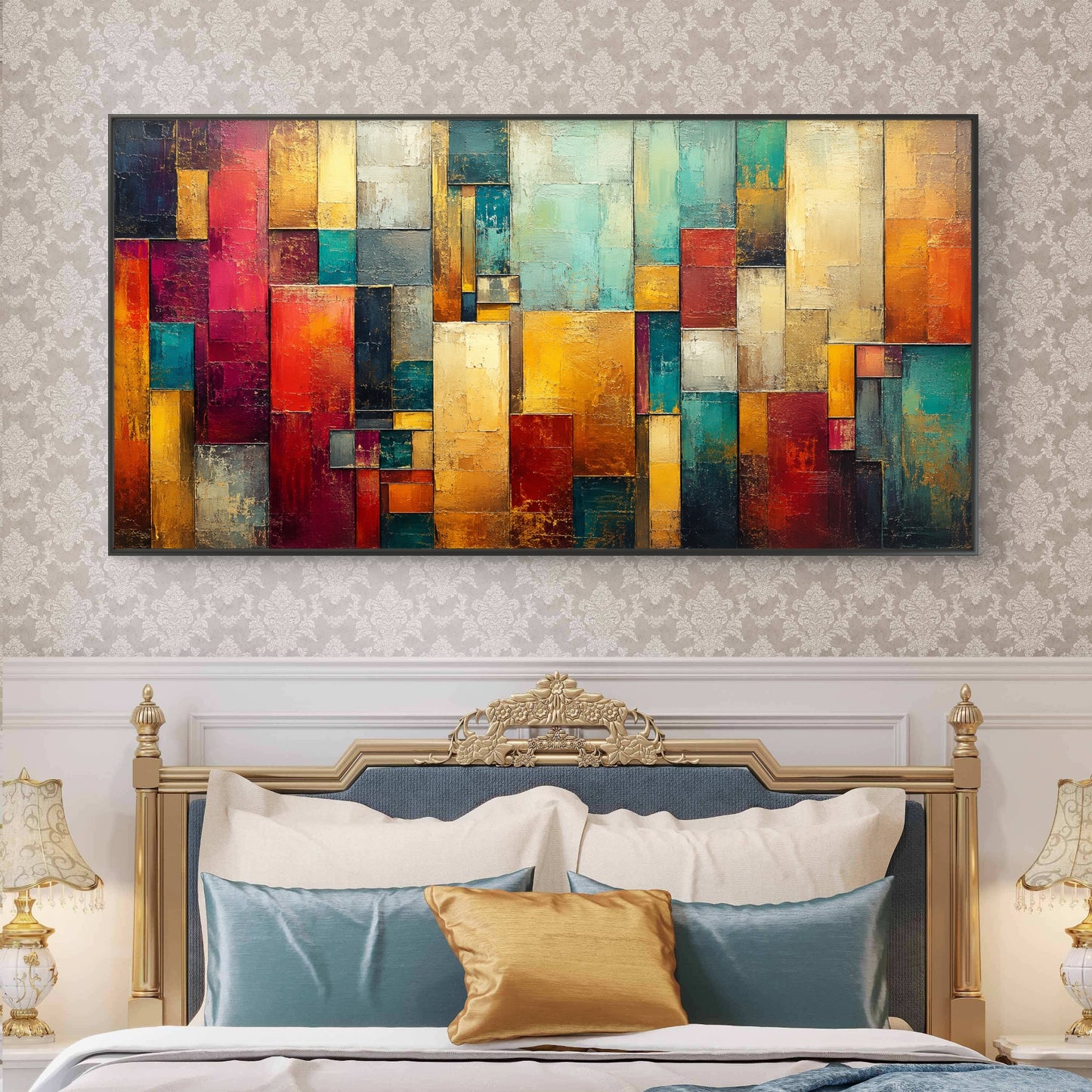 Abstract Art Premium Canvas Painting - Buy Online | Decor By Neon