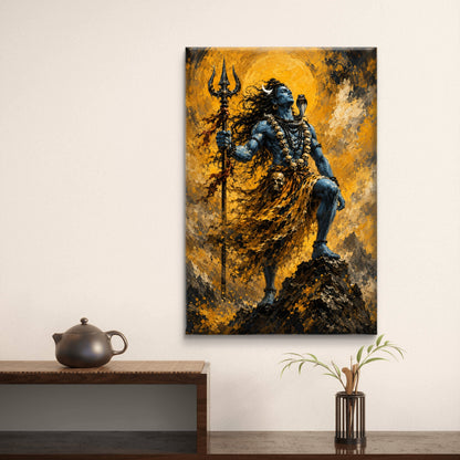 Lord Shiva Premium Canvas Painting