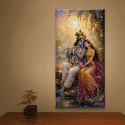 Radha Krishna Premium Canvas Painting