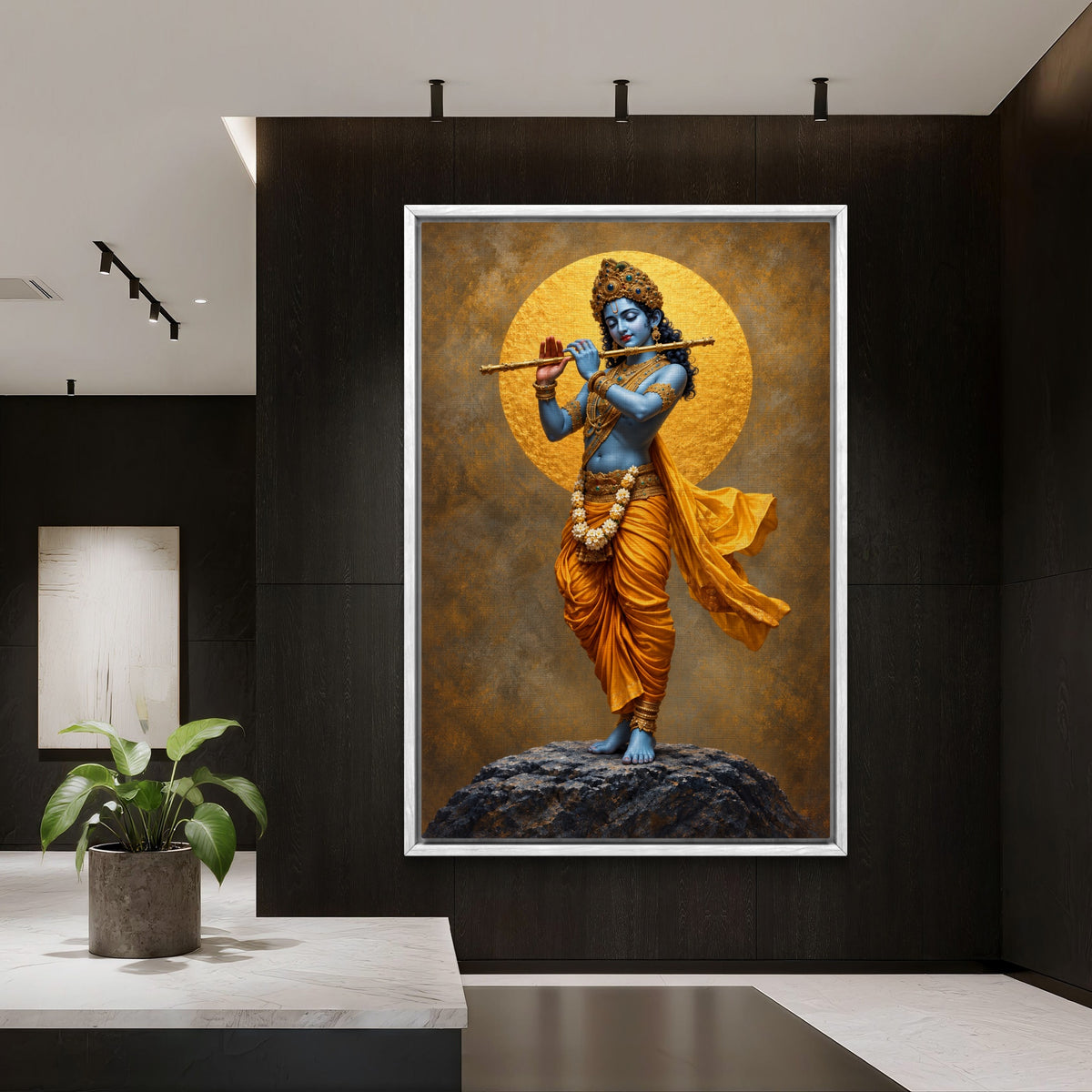 Lord Krishna Premium Canvas Painting - Buy Online | Decor By Neon