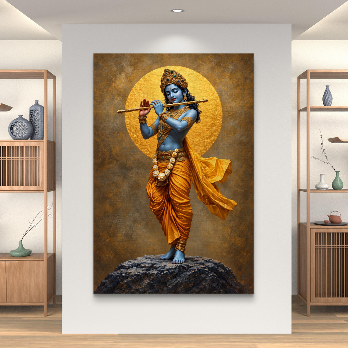 Lord Krishna Premium Canvas Painting - Buy Online | Decor By Neon