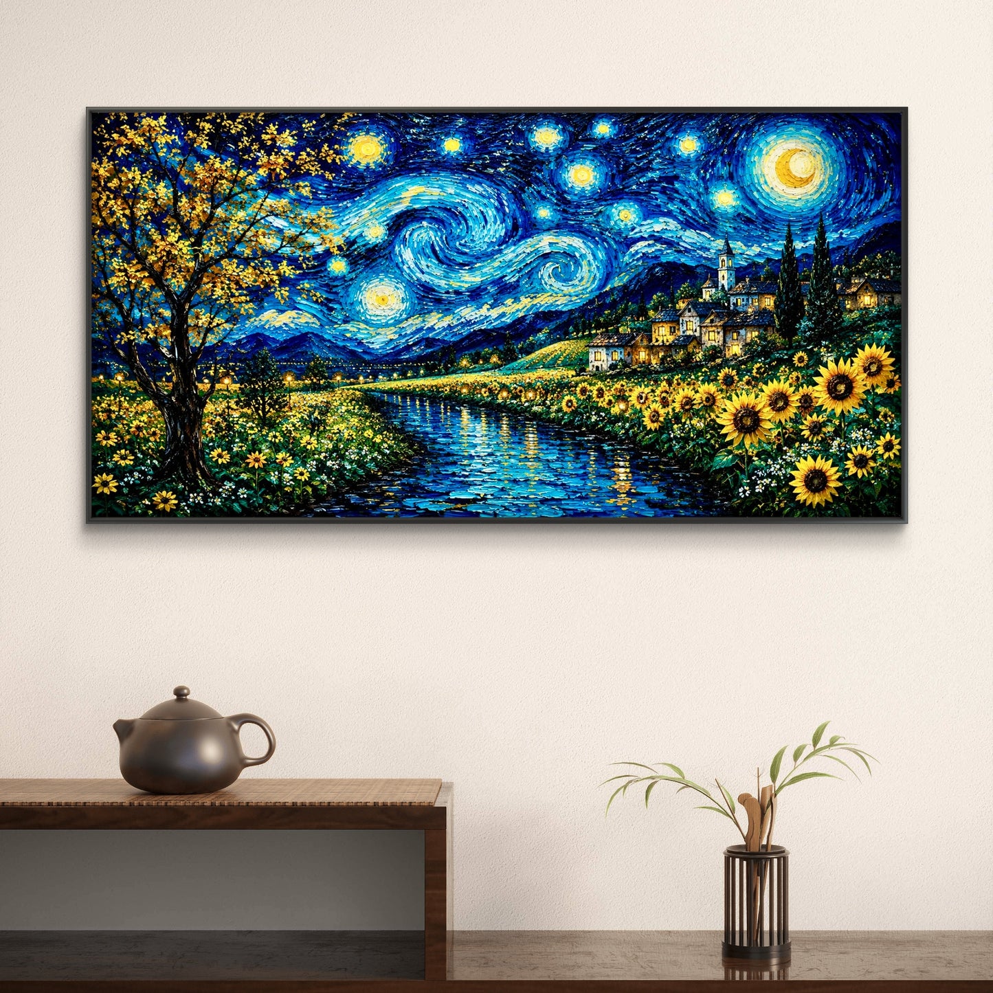 Modern Interiors Landscape Premium Canvas Painting - Buy Online | Decor By Neon