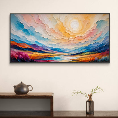 Modern Interiors Landscape Premium Canvas Painting