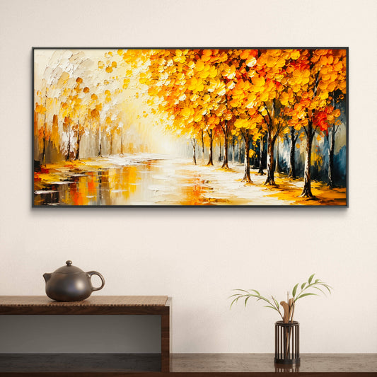 Modern Interiors Landscape Premium Canvas Painting - Canvas Wall Art | Decor By Neon