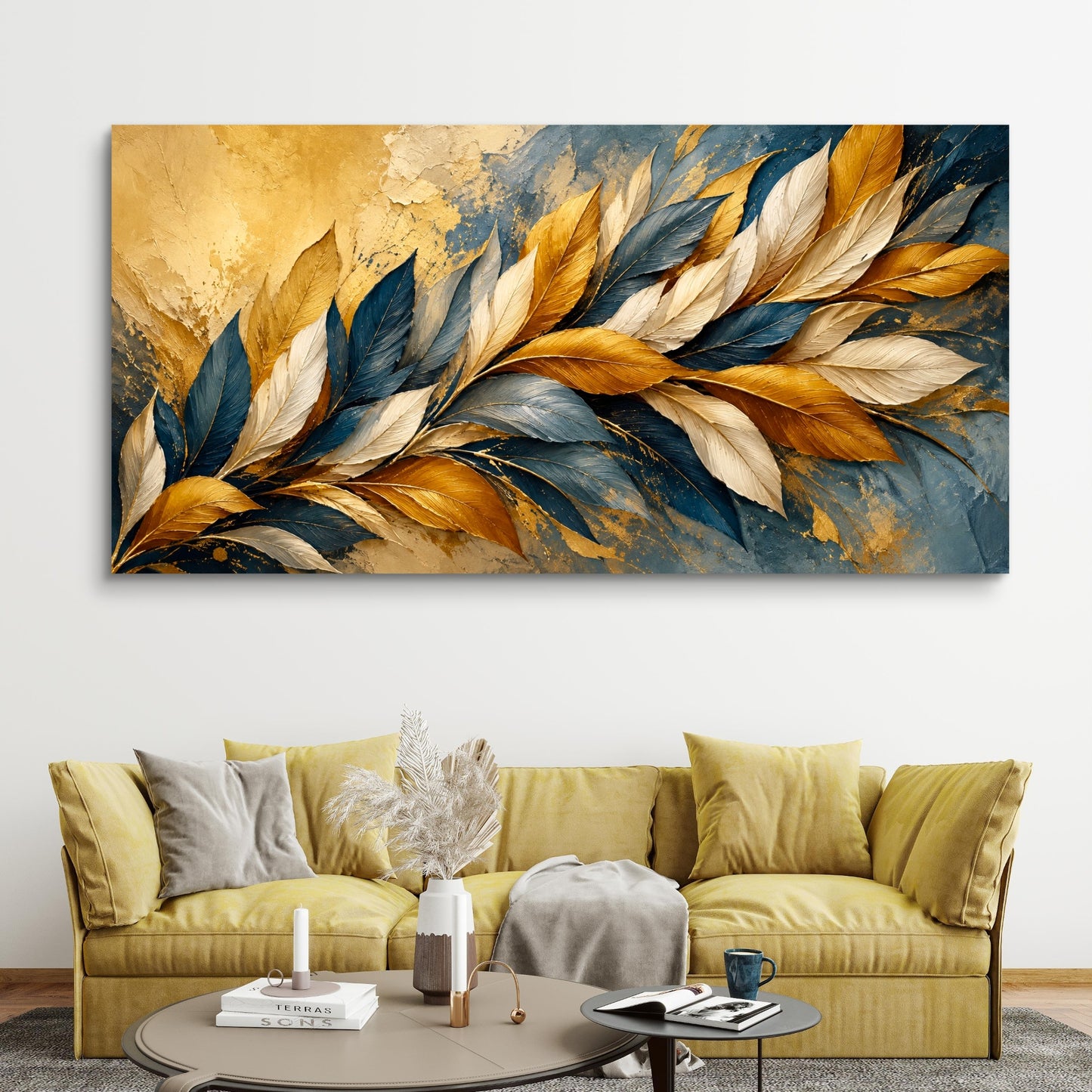 Modern Interiors Landscape Premium Canvas Painting - Buy Online | Decor By Neon