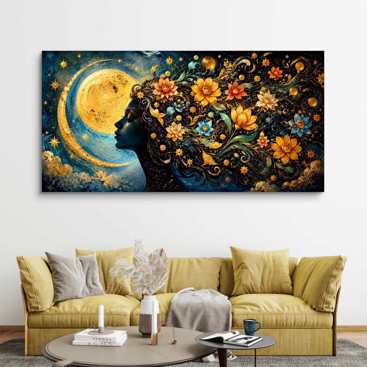 Modern Interiors Landscape Premium Canvas Painting - Buy Online | Decor By Neon