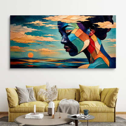 Modern Interiors Landscape Premium Canvas Painting