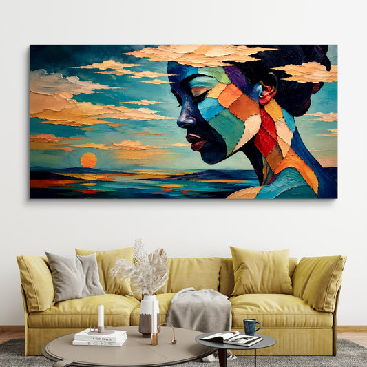 Modern Interiors Landscape Premium Canvas Painting - Premium Wall Art | Decor By Neon
