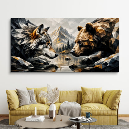 Modern Interiors Landscape Premium Canvas Painting
