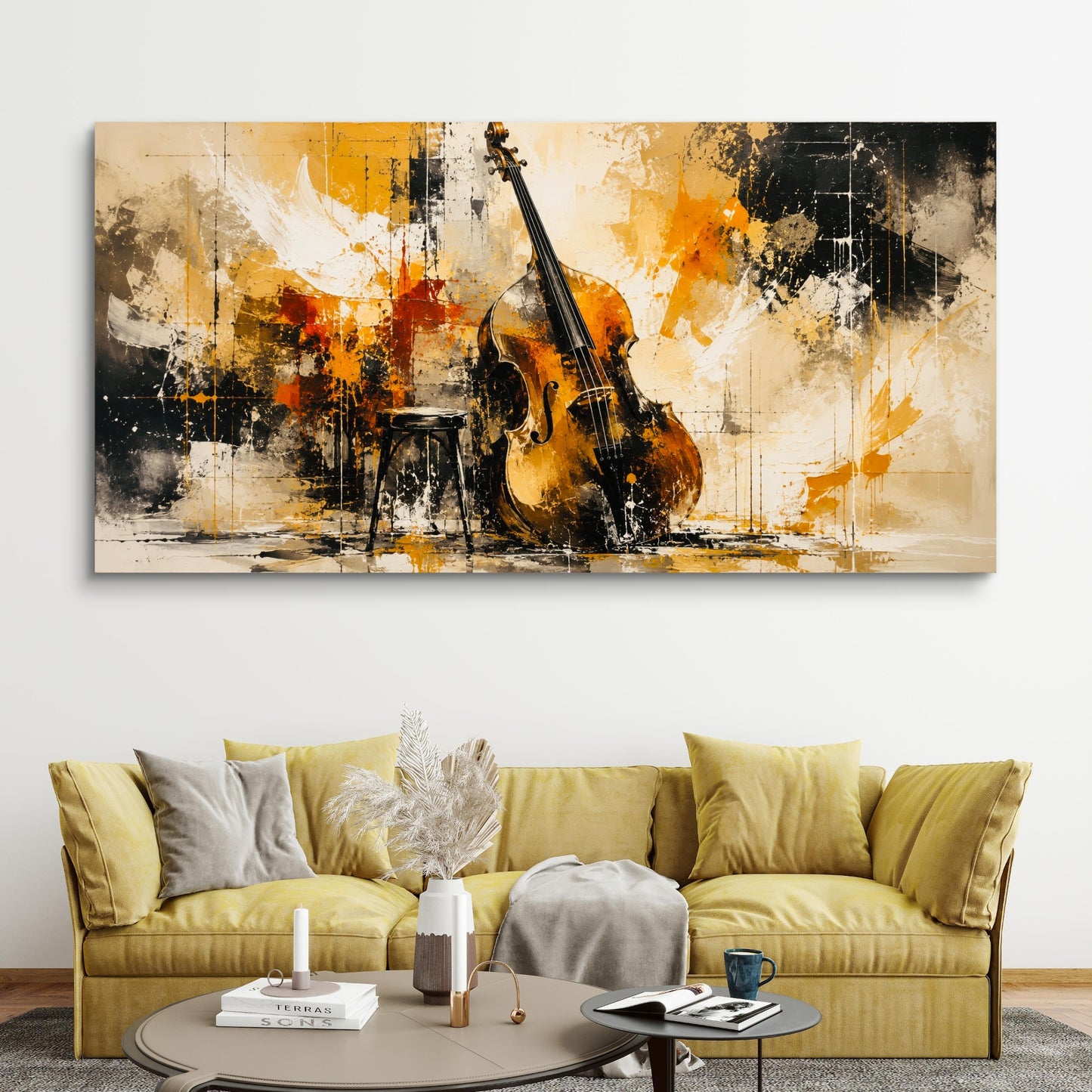 Modern Interiors Landscape Premium Canvas Painting - Buy Online | Decor By Neon