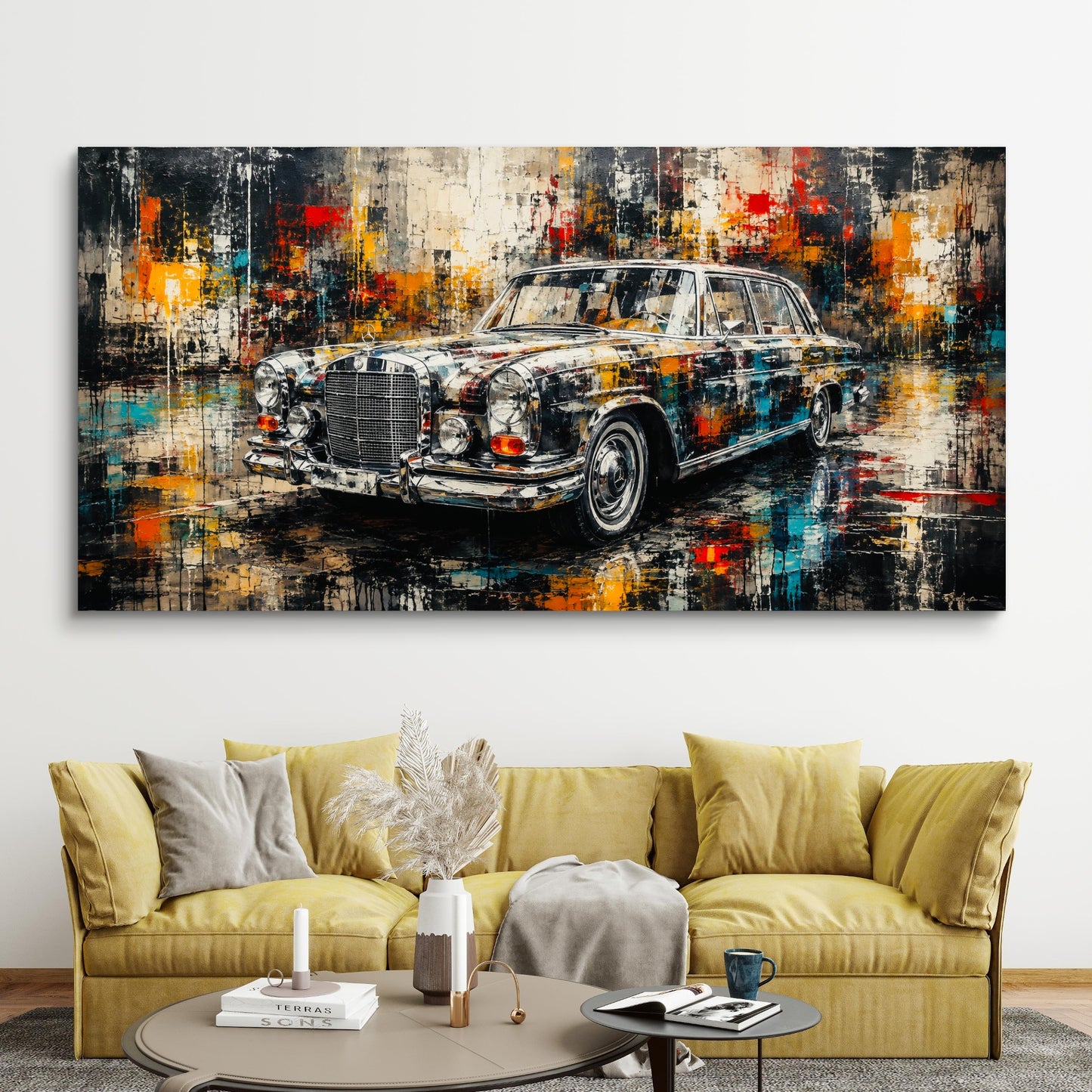 Modern Interiors Landscape Premium Canvas Painting - Buy Online | Decor By Neon