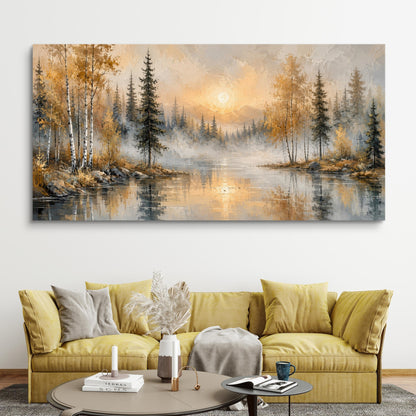 Modern Interiors Landscape Premium Canvas Painting