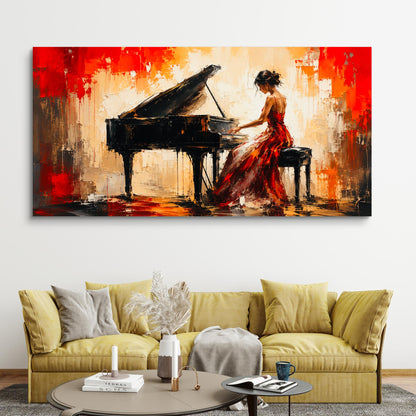 Modern Interiors Landscape Premium Canvas Painting