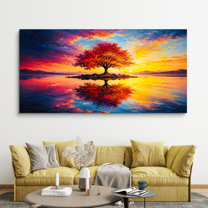 Modern Interiors Landscape Premium Canvas Painting