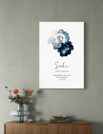 Sabr Shukr Tawakkul Premium Acrylic Islamic Wall Art , Islamic Painting