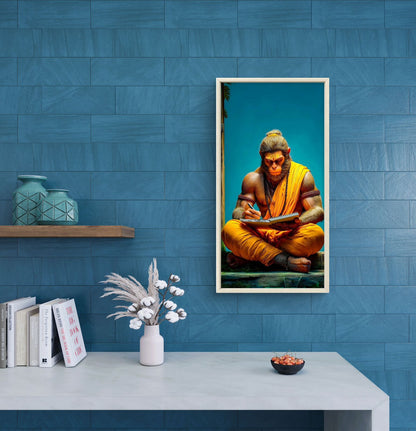 Lord Hanuman Premium Canvas Painting
