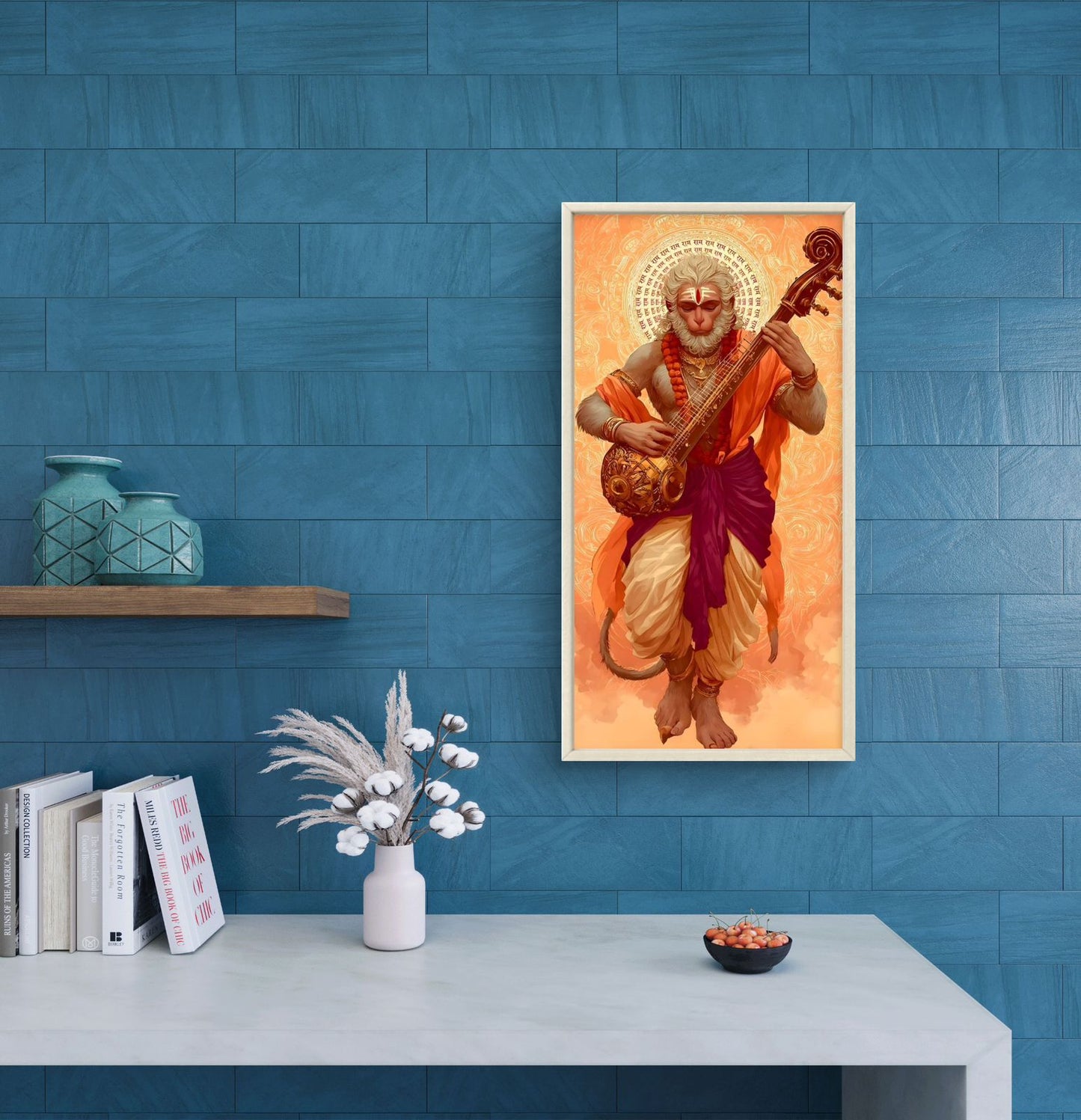 Lord Hanuman Premium Canvas Painting - Buy Online | Decor By Neon
