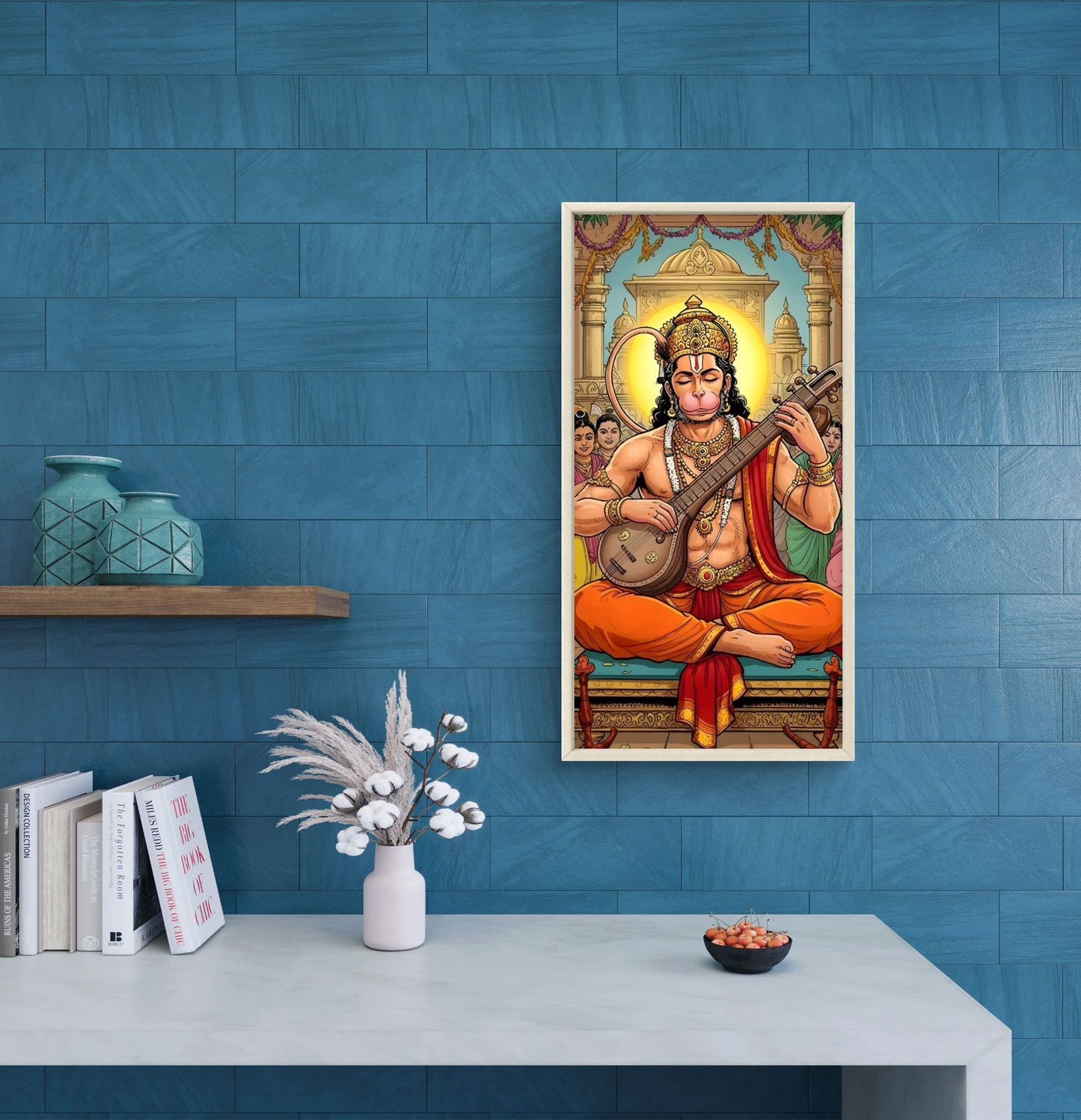 Lord Hanuman Premium Canvas Painting - Buy Online | Decor By Neon