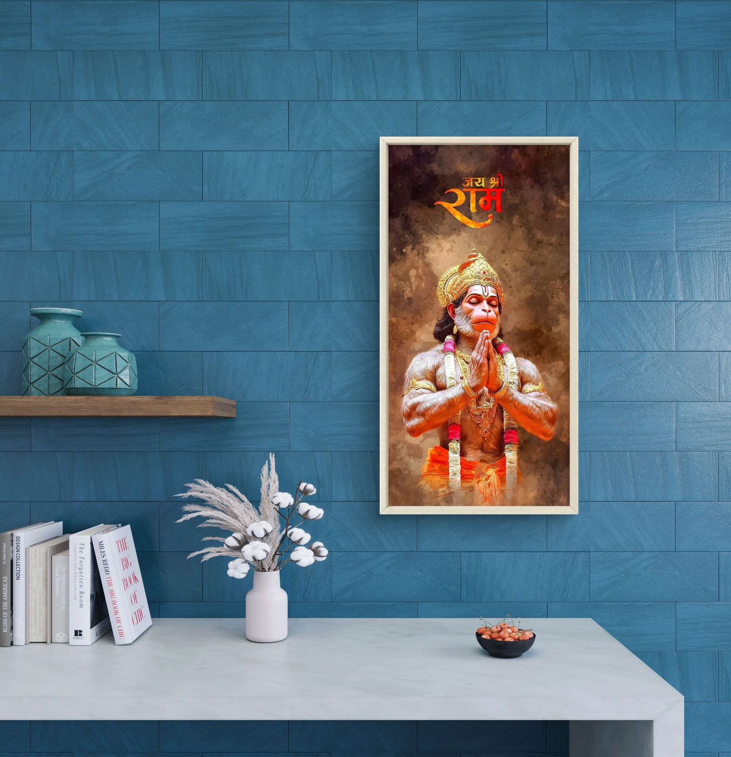 Lord Hanuman Premium Canvas Painting - Buy Online | Decor By Neon