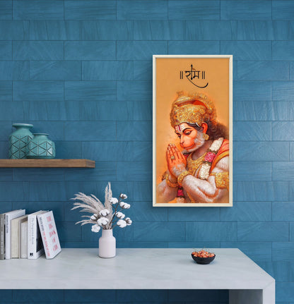 Lord Hanuman Premium Canvas Painting