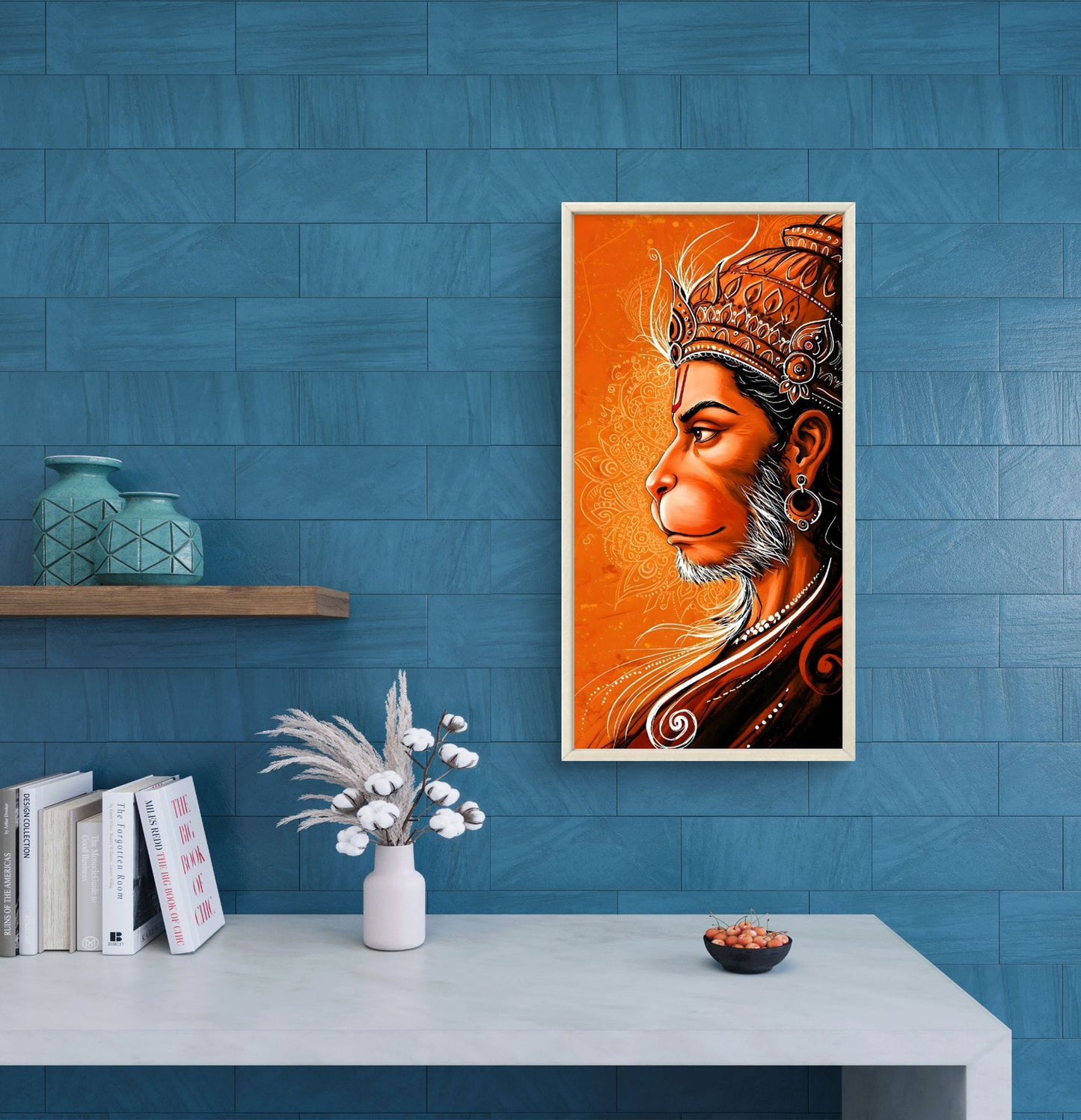 Lord Hanuman Premium Canvas Painting - Buy Online | Decor By Neon