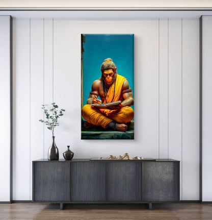Lord Hanuman Premium Canvas Painting