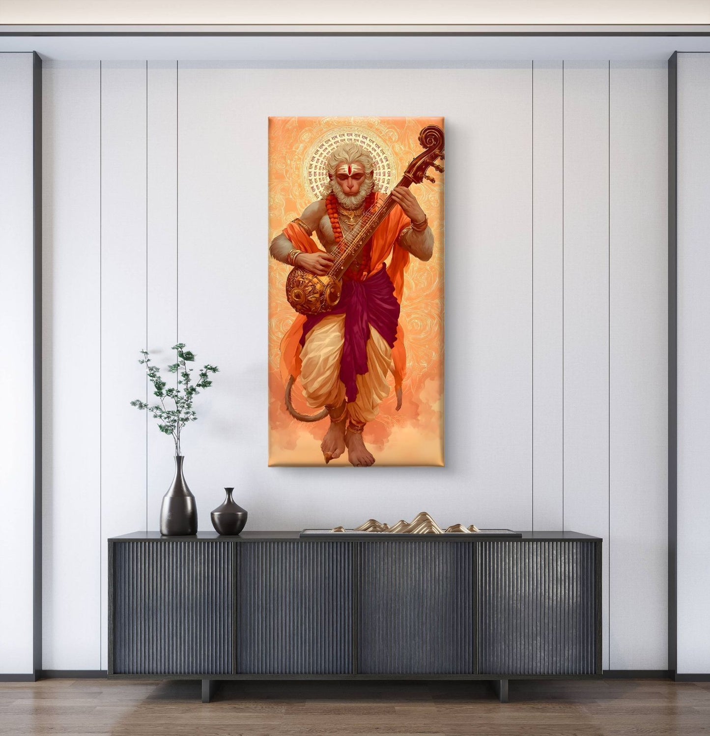 Lord Hanuman Premium Canvas Painting - Buy Online | Decor By Neon