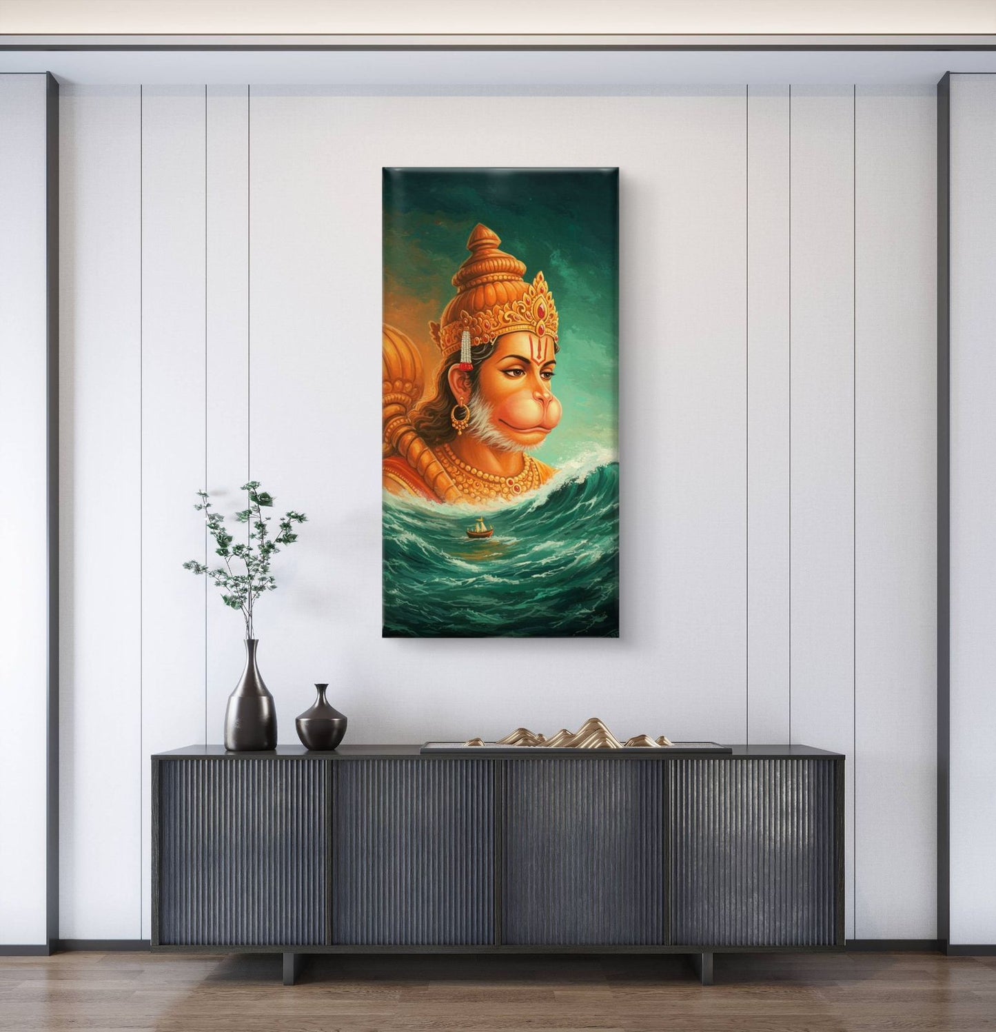 Lord Hanuman Premium Canvas Painting - Buy Online | Decor By Neon