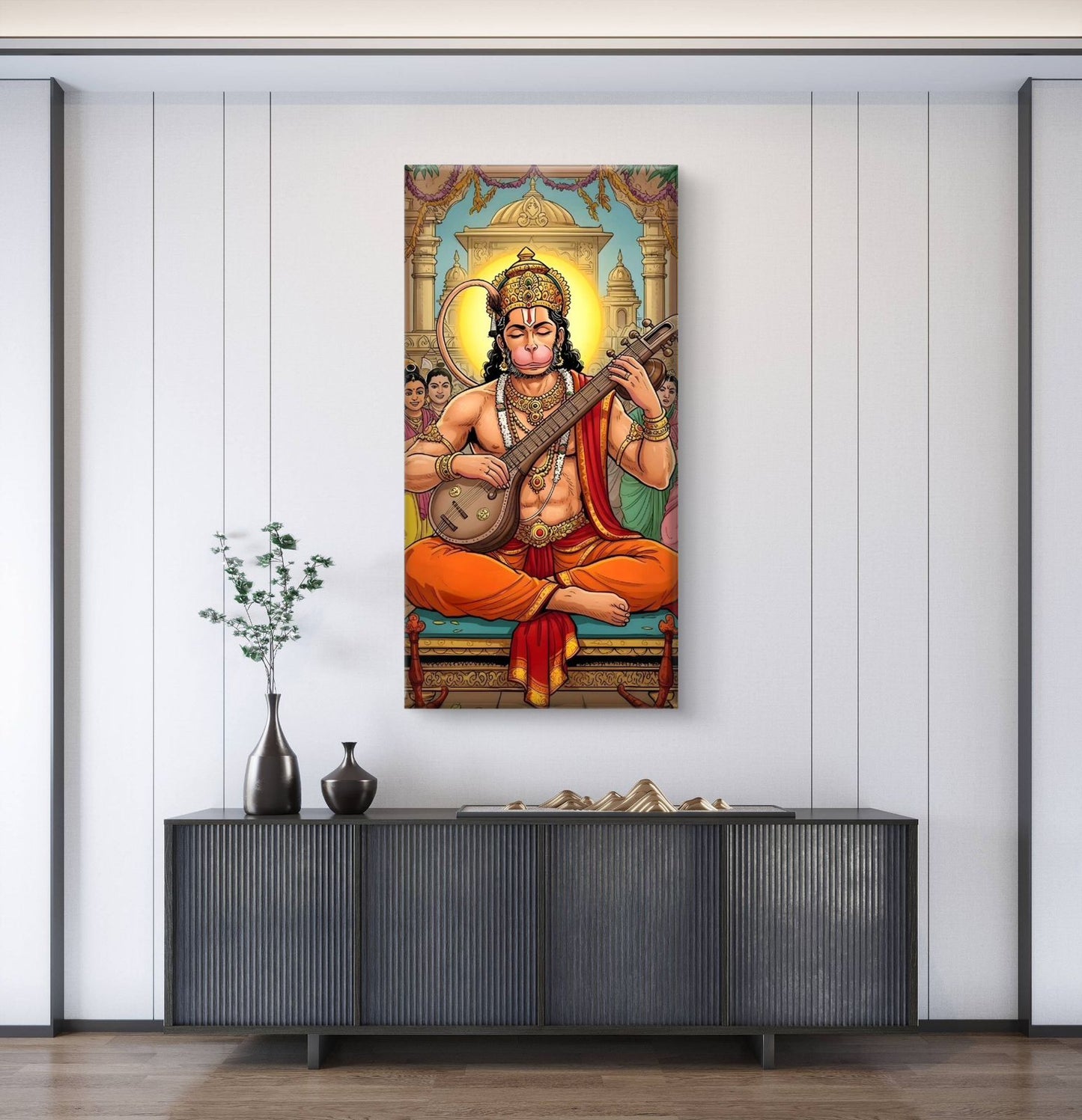 Lord Hanuman Premium Canvas Painting - Buy Online | Decor By Neon