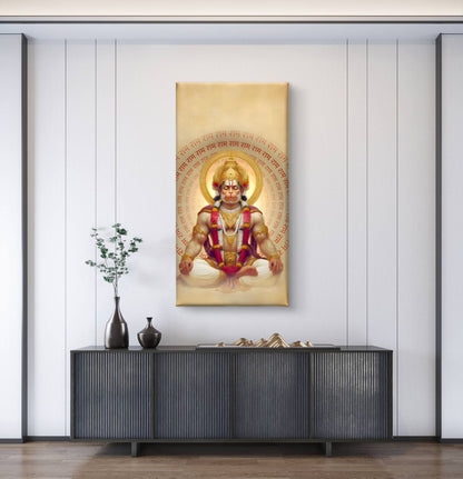 Lord Hanuman Premium Canvas Painting