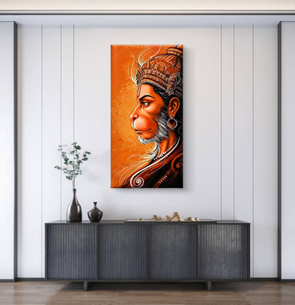 Lord Hanuman Premium Canvas Painting