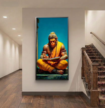 Lord Hanuman Premium Canvas Painting