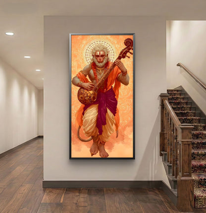 Lord Hanuman Premium Canvas Painting